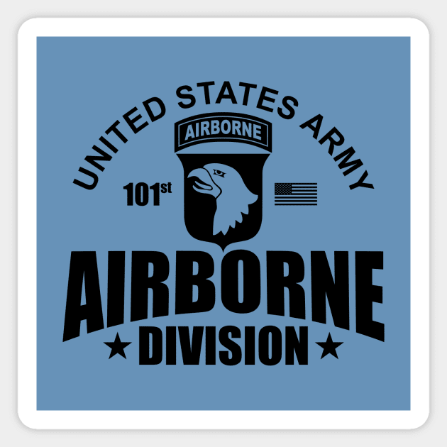 101st Airborne Division Sticker by Tailgunnerstudios